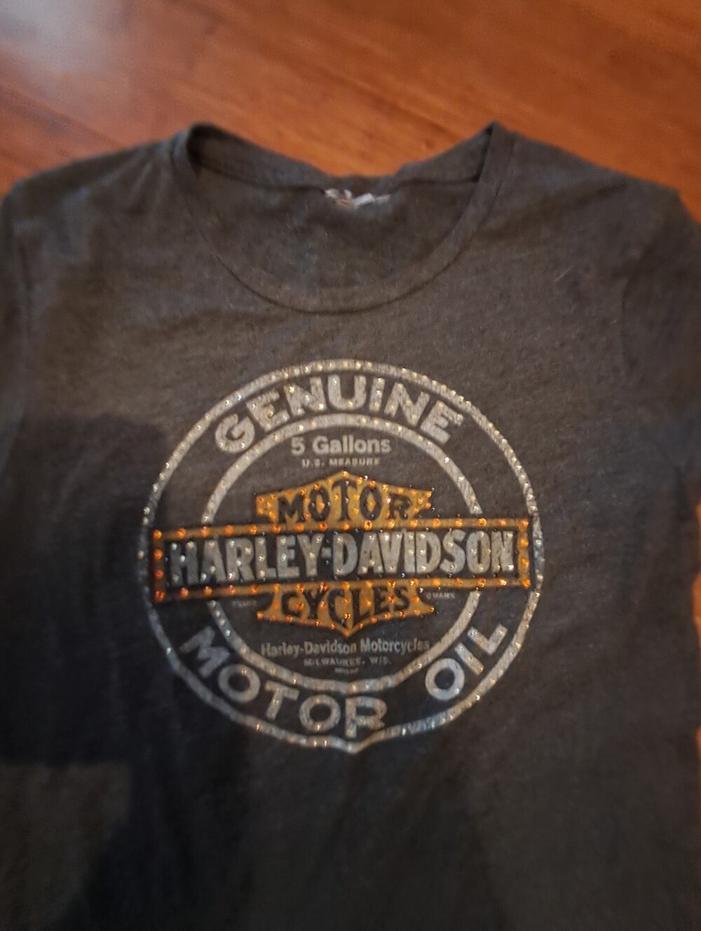 Harley-Davidson Womens Black Graphic Tee